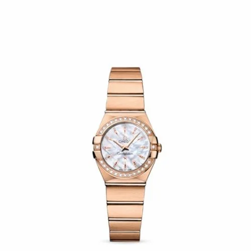 Omega Constellation Quartz 24 Brushed Red Gold / Diamond / MOP 123.55.24.60.55.002 (12355246055002)